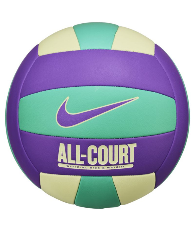 Pelota de Voleibol Nike All Court Volleyball Deflated Morado Verde