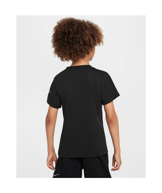 Camiseta Nike Nkb Futura Block Infantil Preto