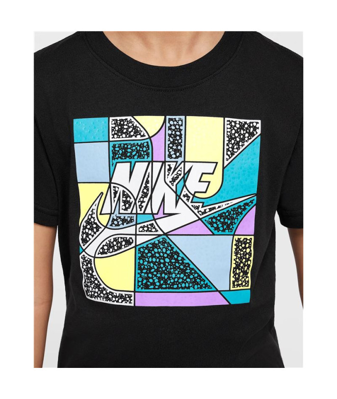 T-shirt Nike Nkb Futura Block Enfant Noir