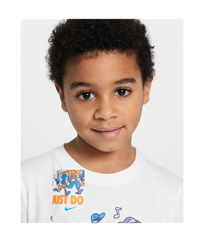 T-shirt Nike Nkb Music Boxy Pals Ss Tee Enfant...