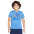 Camiseta Nike Nkb Music Boxy Pals Ss Tee Infantil Azul