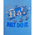 Camiseta Nike Nkb Music Boxy Pals Ss Tee Infantil Azul