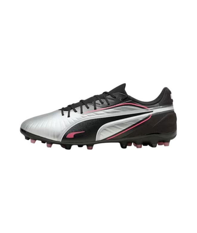 Botas de fútbol Puma King Match Mg Negro
