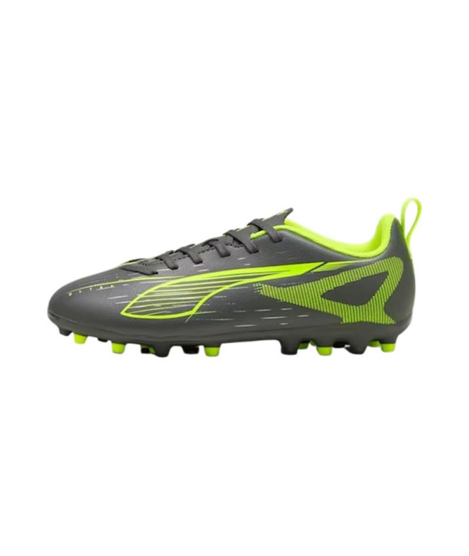 Botas de fútbol Puma Ultra 5 Play Mg ,Matte Aged Silve, Niño