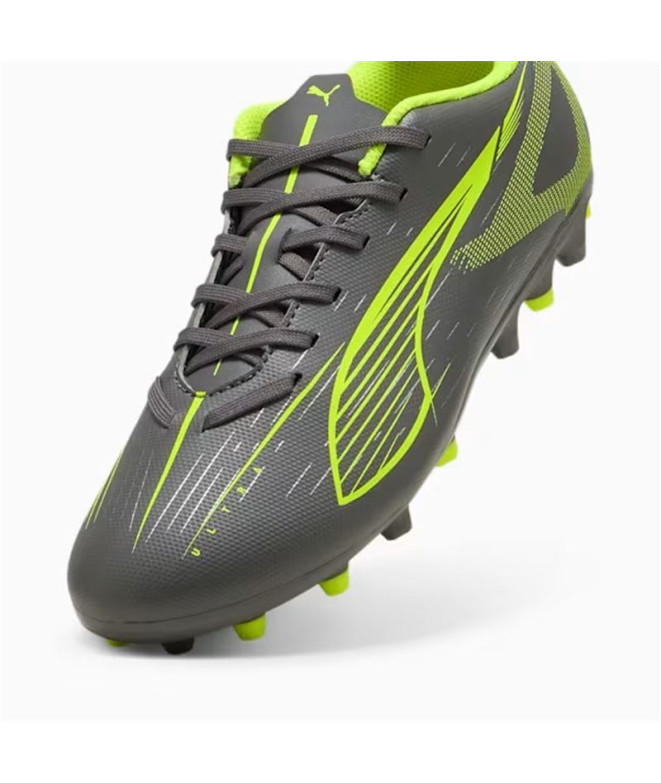 Botas de fútbol Puma Ultra 5 Play Mg Gris Infantil