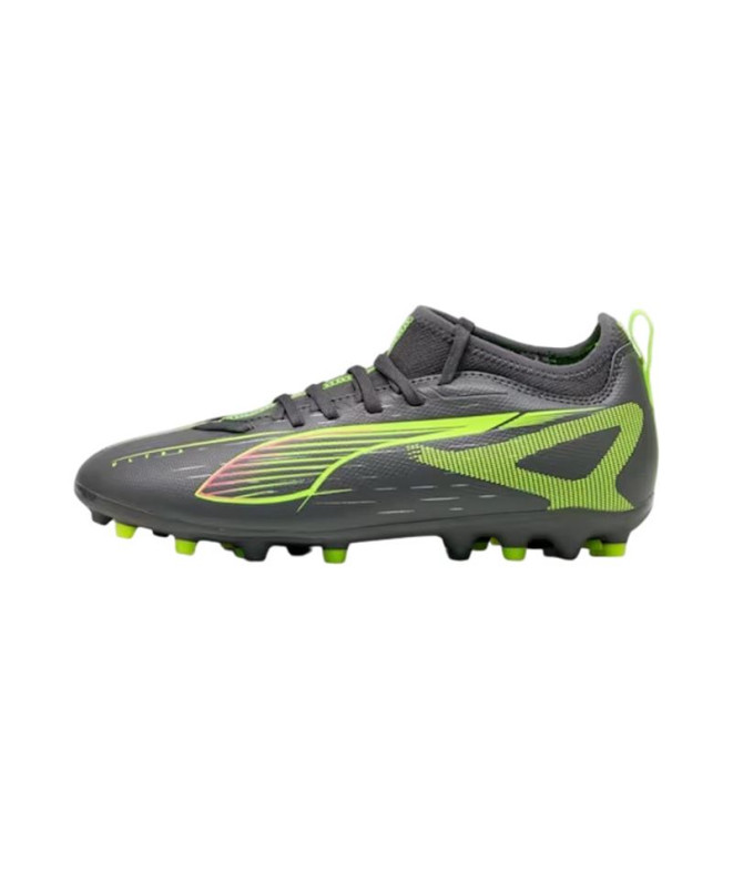 Botas de fútbol Puma Ultra 5 Match Mg ,Matte Aged Silv, Niño