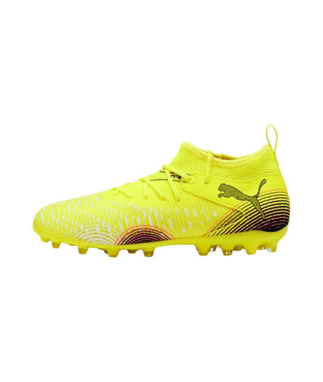 Botas de fútbol Puma Future 8 Match Mg ,Yellow Alert, Niño