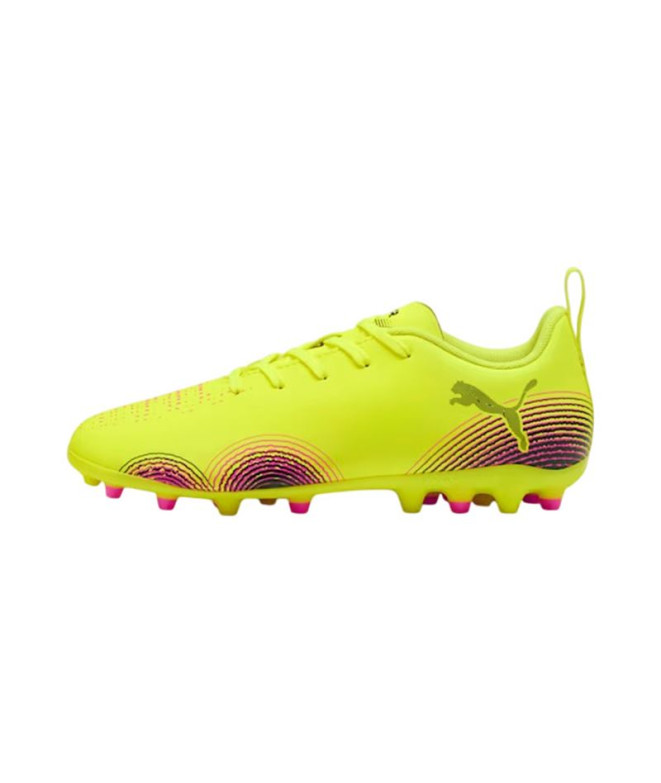 Botas de fútbol Puma Future 8 Play Mg Niño Amarillo