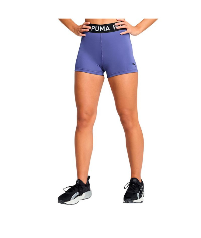 Collants de Fitness Puma Strong Femme Bleu