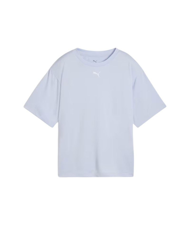 Camiseta de Fitness Puma Tad Essentialsential Rela Mujer Azul