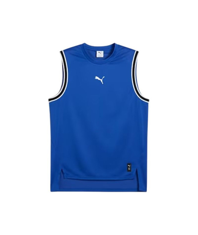 Camiseta de Baloncesto Puma Winning t Mesh Hombre Azul