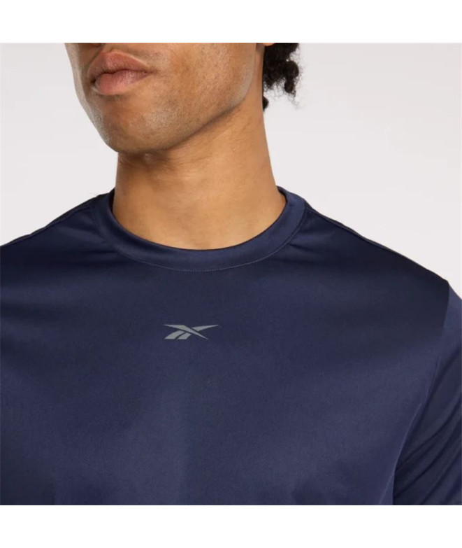 Camiseta Reebok Id Train Ss Tech Homem Azul...