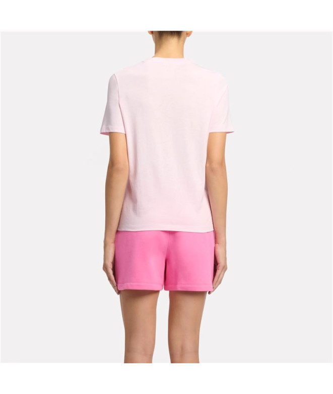 T-shirt Reebok Identity Big Femme Rose