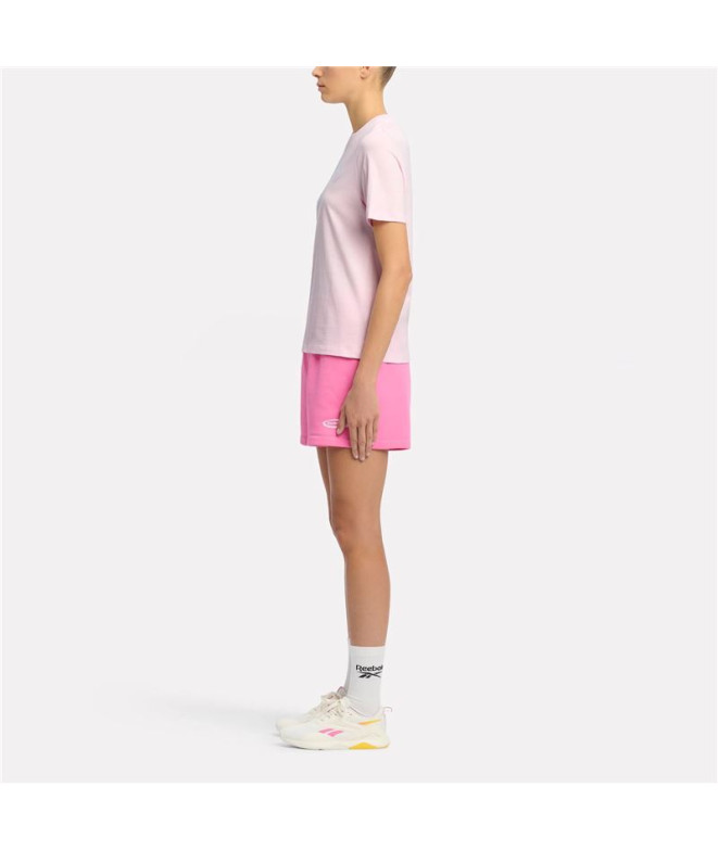 T-shirt Reebok Identity Big Femme Rose
