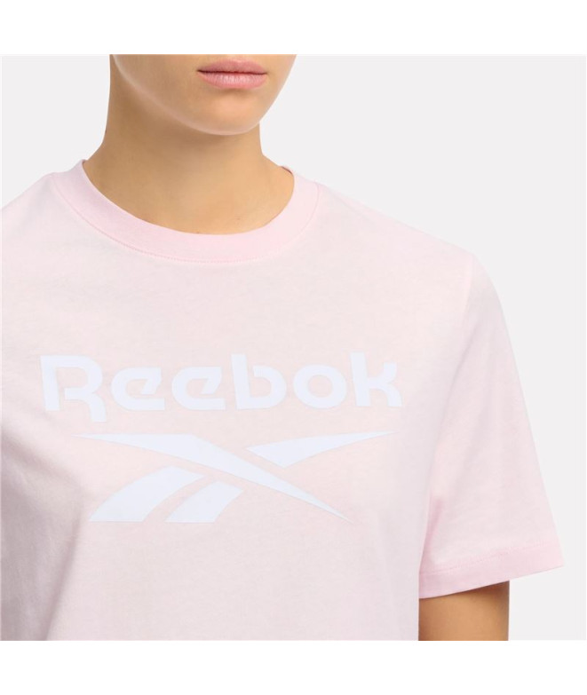 T-shirt Reebok Identity Big Femme Rose
