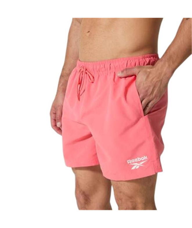 Bañador Reebok Swim Short Yale Hombre Coral