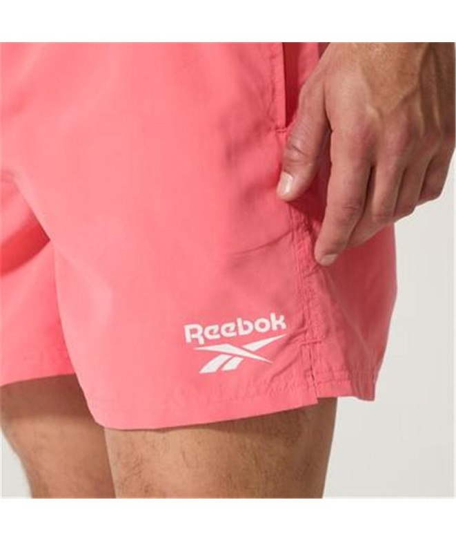 Bañador Reebok Swim Short Yale Hombre Coral