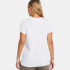 Camiseta Under Armour UA Sportstyle Logo Mulher Branco