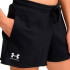 Calça Curtos Under Armour Rival Terry Short Mulher Preto