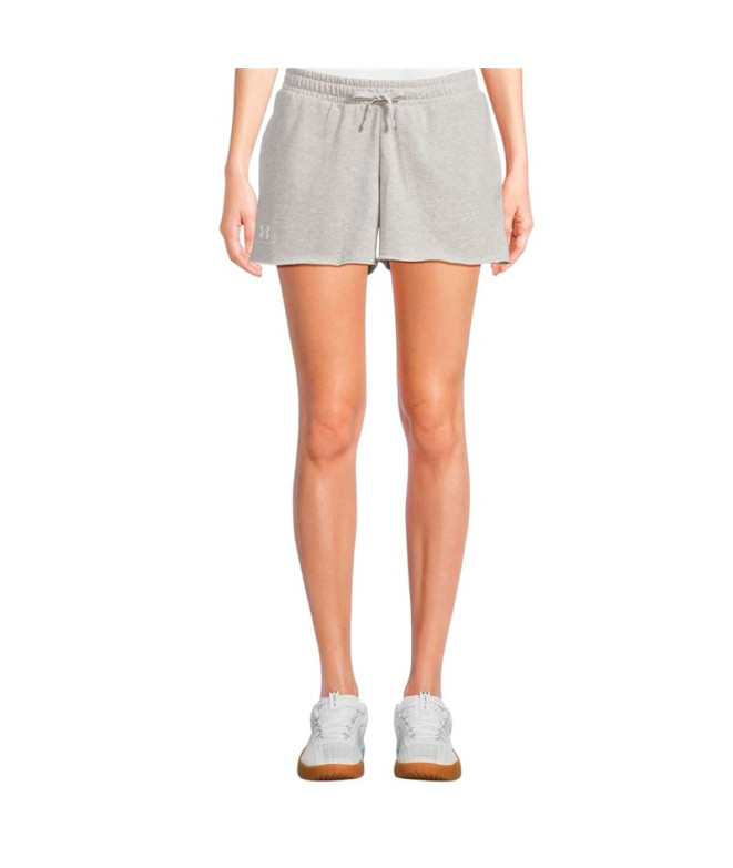 Pantalones Cortos Under Armour Rival Terry Short Mujer Gris