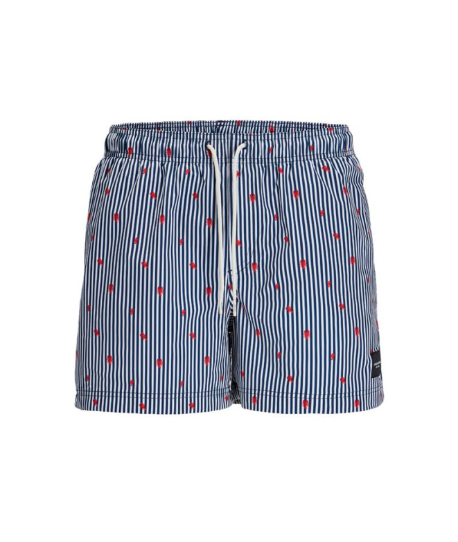 Pantalón Jack and Jones Jpstmaui Jj Mini Stripe Navy Blazer Hombre