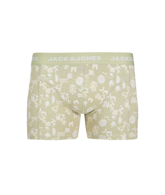 Calzoncillos Jack and Jones Jaccorals 3 Pack Desert Sage Hombre