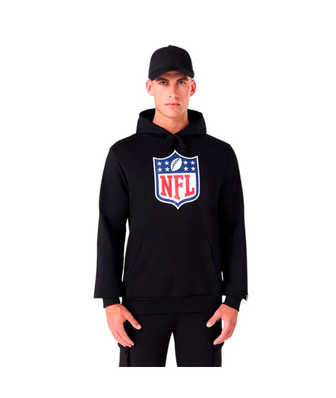 Sudadera New Era Nos Nfl Regular Nfllog Blkwhi Hombre