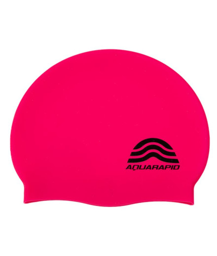 Boné De Natação Aquarapid Touca Silic. Fúcsia