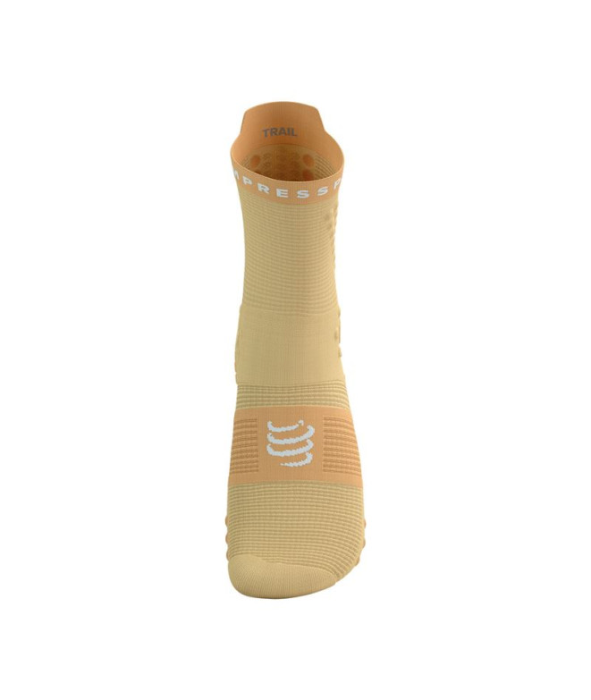Meias de Running Compressport Pro Racing V4.0 Trail Laranja