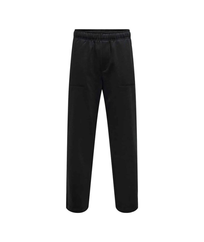 Pantalón Only & Sons Onsconnor Rlx S Noos Black Hombre