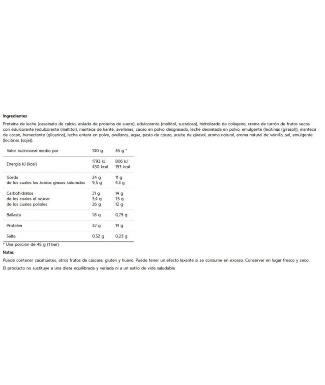 Barrita Maxi Nutrition Creamy Core Bars...