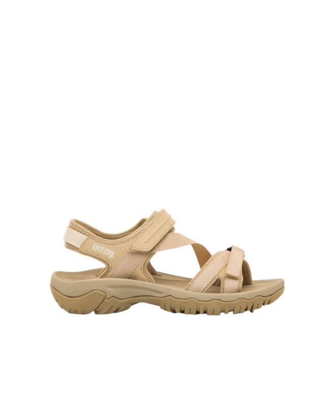 Sandalias Mustang 2025 V Attitude Mujer Beige