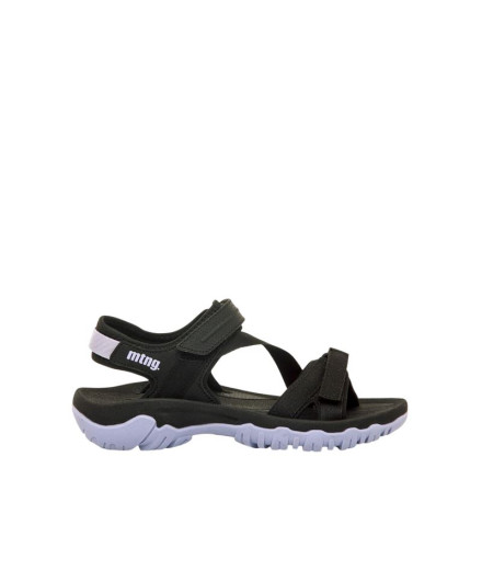 Sandálias Mustang 2025 V Attitude Mulher Canvas Preto