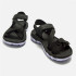 Sandálias Mustang 2025 V Attitude Mulher Canvas Preto