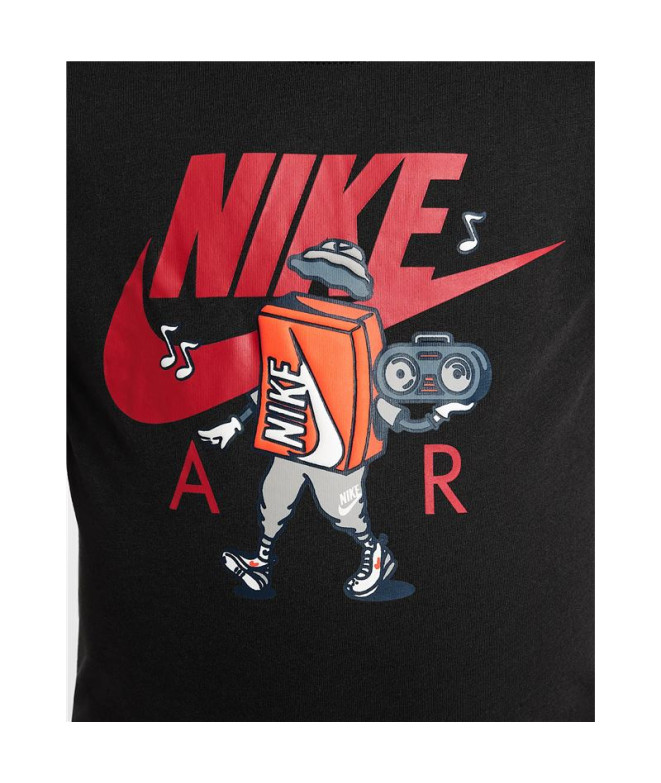 Camiseta Nike Nkb Nike Air Boxy Infantil Preto
