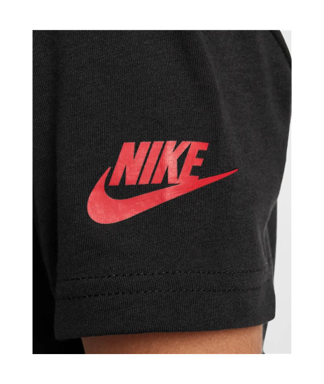 Camiseta Nike Nkb Nike Air Boxy Infantil Preto