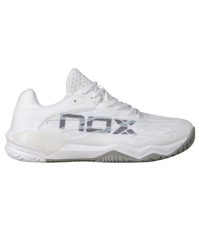Zapatillas de Pickleball Nox Pickleball Lux Tempo Blanco/Gris