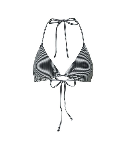 Suejetador Bikini Pieces Pcbaomi Triangle Mujer Negro