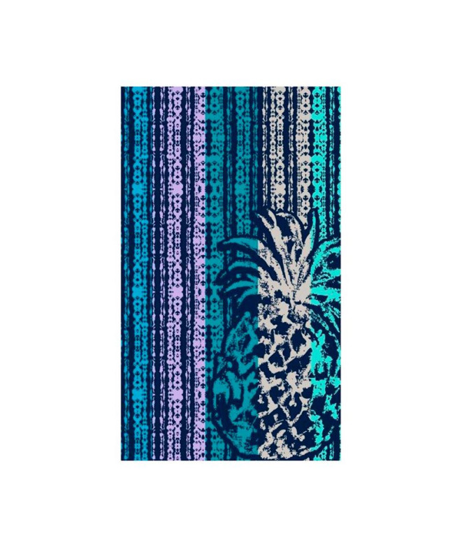 Toalla de Playa y piscina Secaneta Jacquard Terc.Curazao Azul