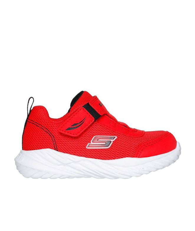 Zapatillas Skechers Nitro Sprint Niño Rojo