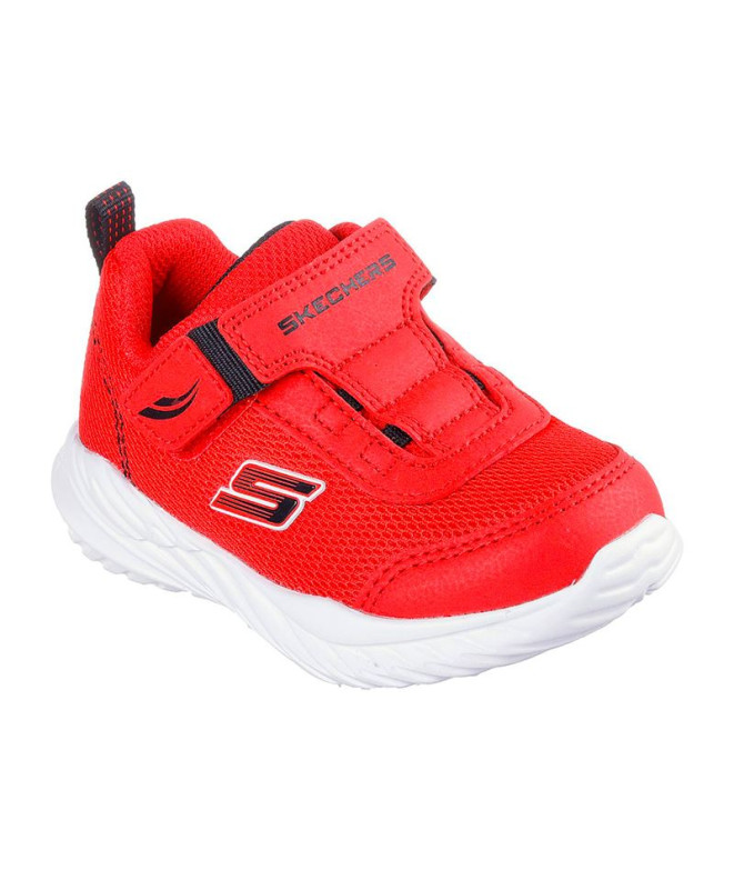 Chaussures Skechers Nitro Sprint Enfant Rouge