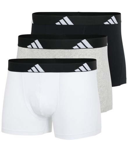 Slip adidas Slip Active Flex Cotton Homme Blanc/Gris/Noir