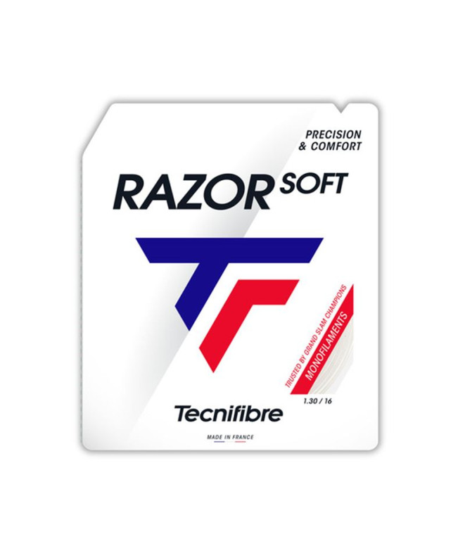 Cordaje Tecnifibre Razor Soft 1,25 Blanco