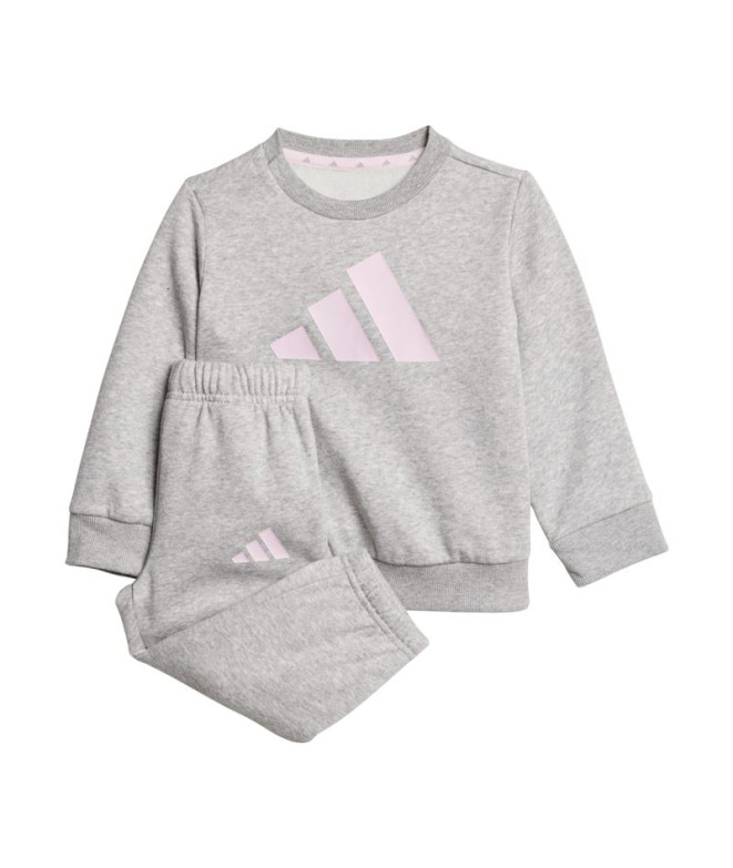 Pantalones adidas I Bl Fl Jog 240 Bebés Gris/Rosa