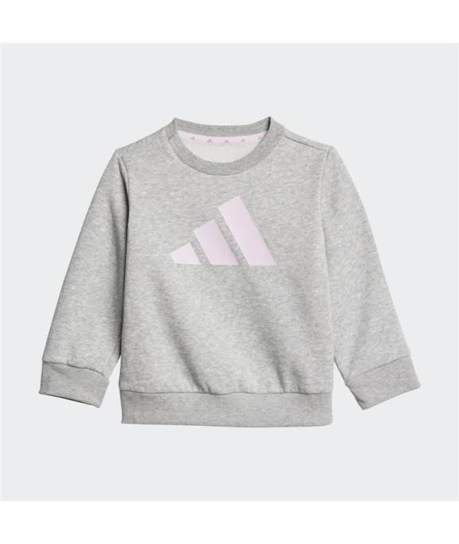 Calça adidas I Bl Fl Jog 240 Bebês Cinza/Rosa