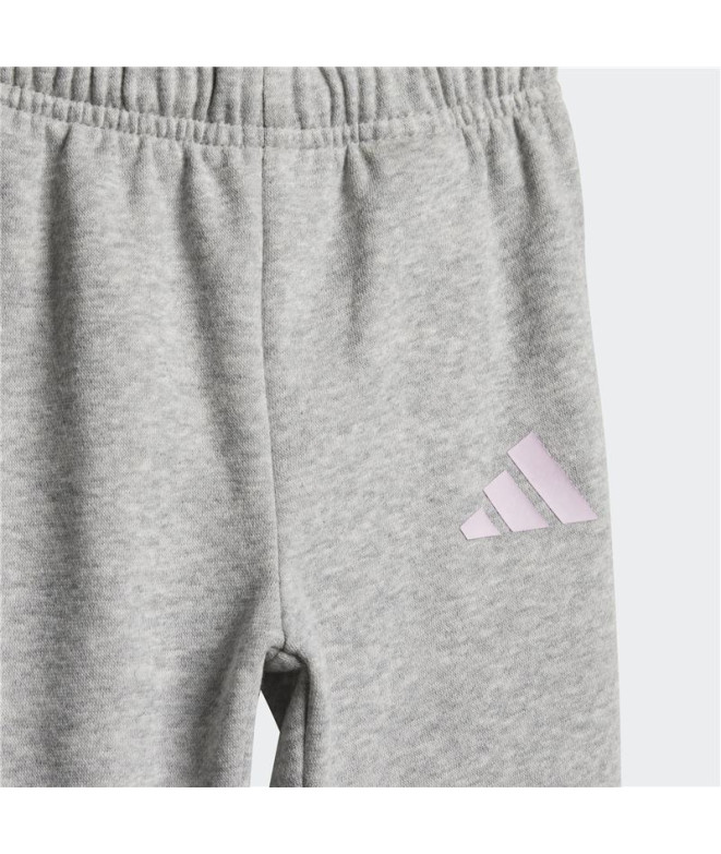 Calça adidas I Bl Fl Jog 240 Bebês Cinza/Rosa
