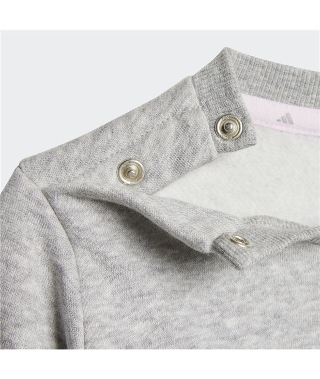 Pantalons adidas I Bl Fl Jog 240 Bébés Gris/Rosa