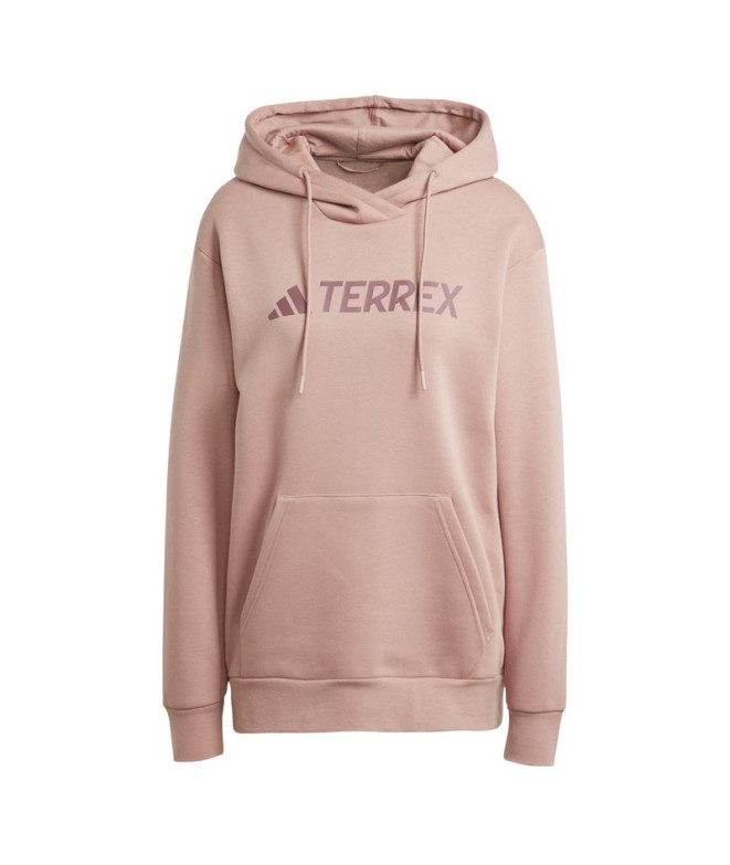 Moletom de Montanha adidas Mt Logo Hd Mulher Rosa