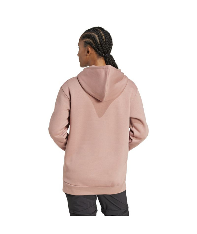 Sweat de Montagne adidas Mt Logo Hd Femme Rose