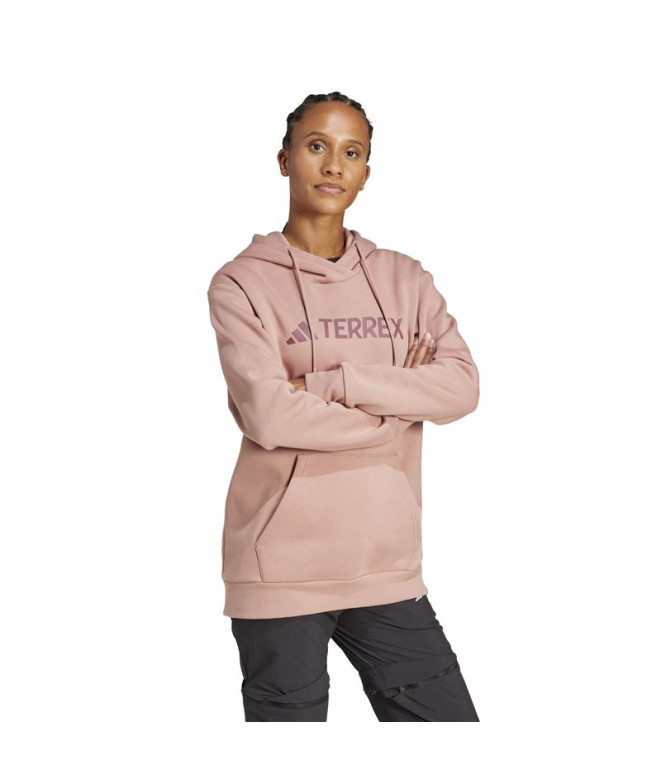 Sweat de Montagne adidas Mt Logo Hd Femme Rose